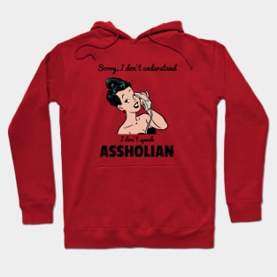 Sorry I don't understand, I don't speak ASSHOLIAN Hoodie